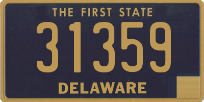 DE license plate 31359