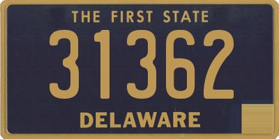 DE license plate 31362