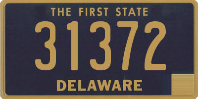 DE license plate 31372