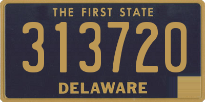 DE license plate 313720