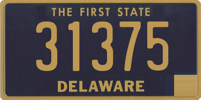 DE license plate 31375