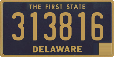 DE license plate 313816