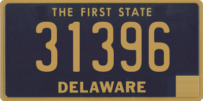 DE license plate 31396