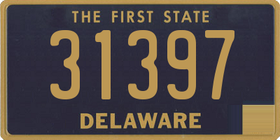 DE license plate 31397