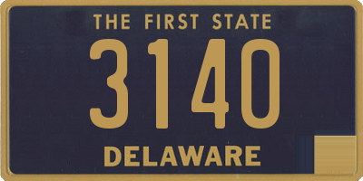 DE license plate 3140