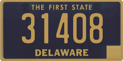 DE license plate 31408