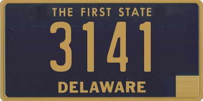 DE license plate 3141