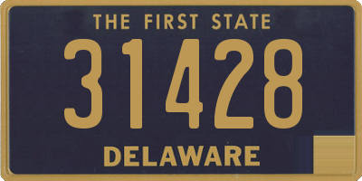 DE license plate 31428