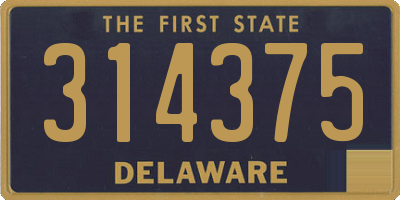DE license plate 314375