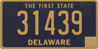 DE license plate 31439