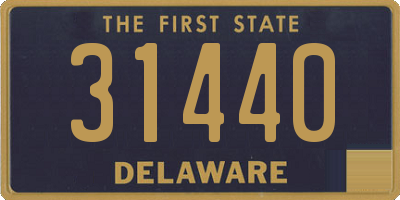 DE license plate 31440