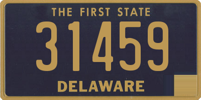 DE license plate 31459