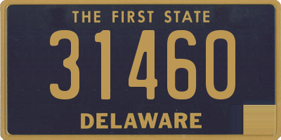 DE license plate 31460