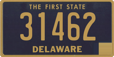 DE license plate 31462