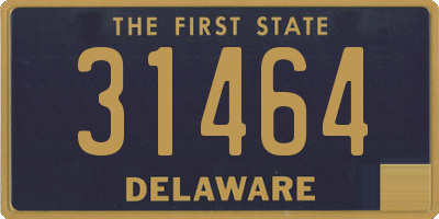 DE license plate 31464