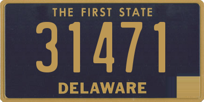 DE license plate 31471