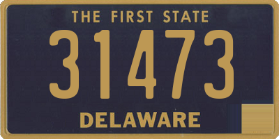 DE license plate 31473