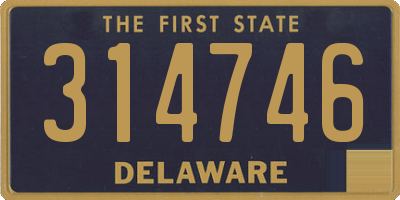 DE license plate 314746