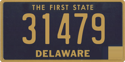 DE license plate 31479