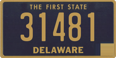 DE license plate 31481