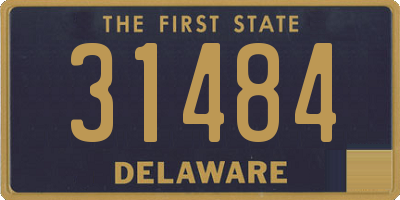 DE license plate 31484