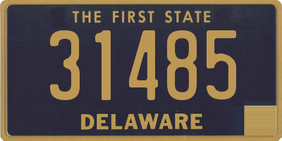 DE license plate 31485