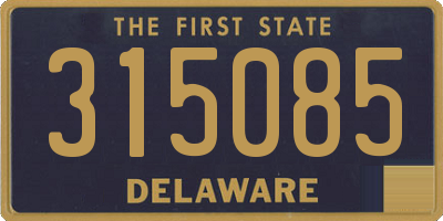 DE license plate 315085