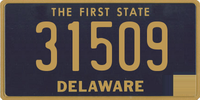 DE license plate 31509