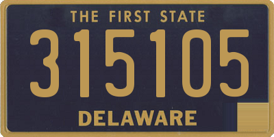 DE license plate 315105