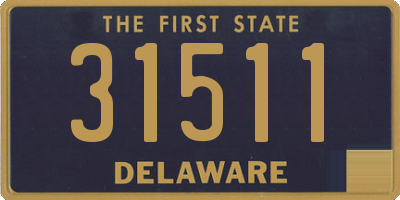 DE license plate 31511