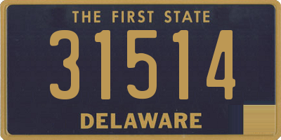 DE license plate 31514