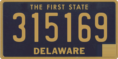 DE license plate 315169