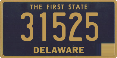 DE license plate 31525