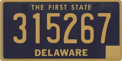 DE license plate 315267