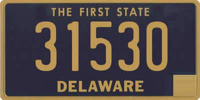 DE license plate 31530