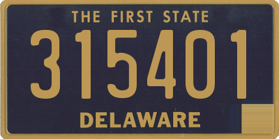 DE license plate 315401
