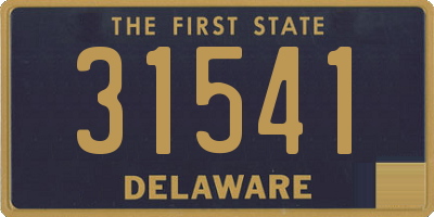 DE license plate 31541