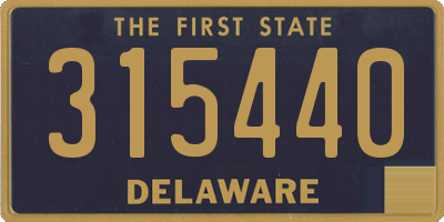 DE license plate 315440