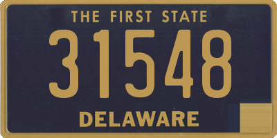 DE license plate 31548