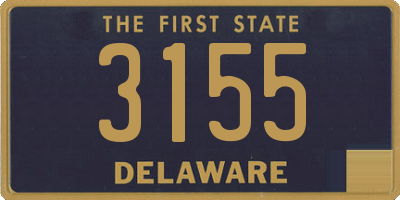 DE license plate 3155