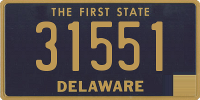 DE license plate 31551