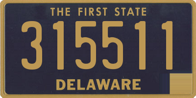 DE license plate 315511