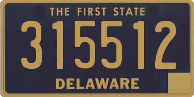 DE license plate 315512