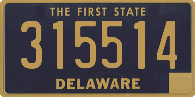 DE license plate 315514