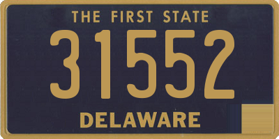 DE license plate 31552