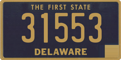 DE license plate 31553