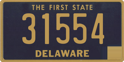 DE license plate 31554