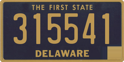 DE license plate 315541