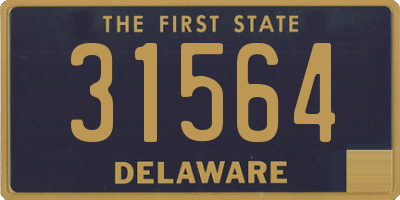 DE license plate 31564