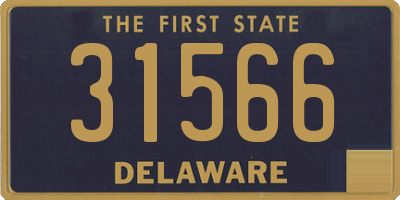 DE license plate 31566
